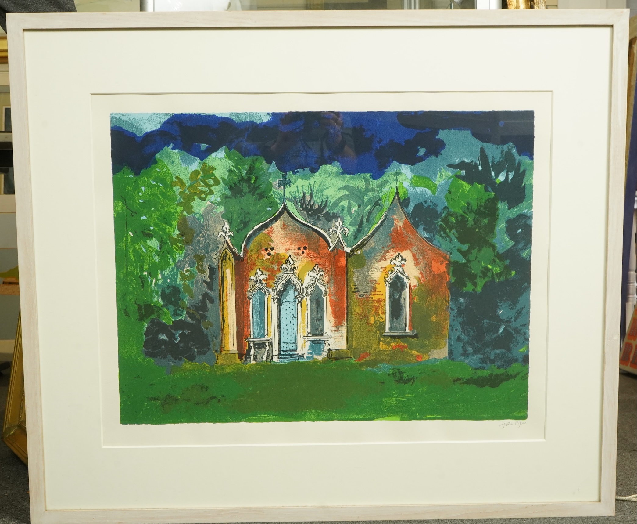 John Piper (British, 1903-1992), The Red House, Painswick (L.398), screenprint, 1987, printed in colours, on Arches, 45 x 60cm